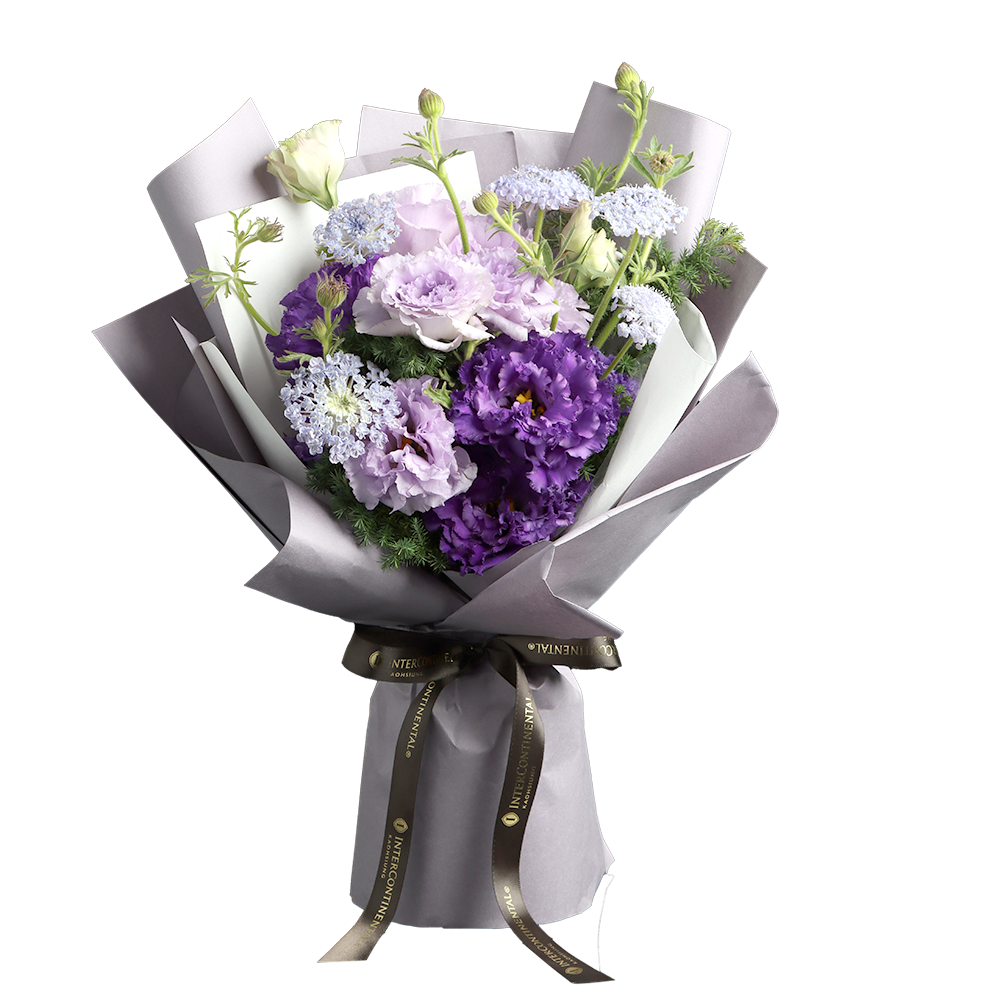 丁香紫鮮花花束