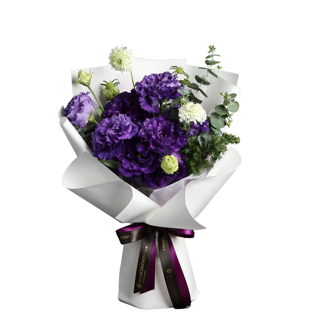 暮光紫鮮花花束